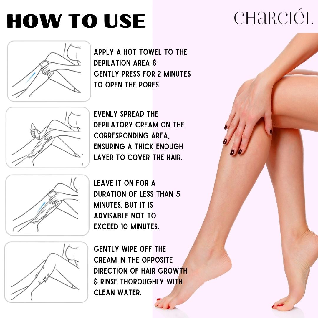 Charciél™ Hair Removal Cream - USA Formulated (old)