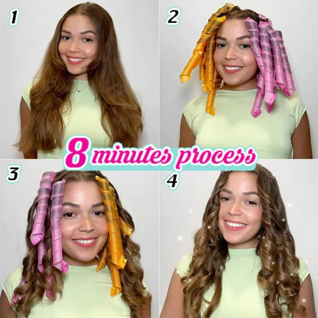 Aqualanès™ Heatless Curly Hair Roller Kit