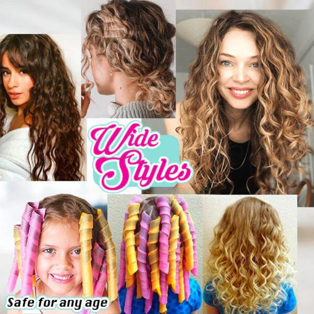 Aqualanès™ Heatless Curly Hair Roller Kit